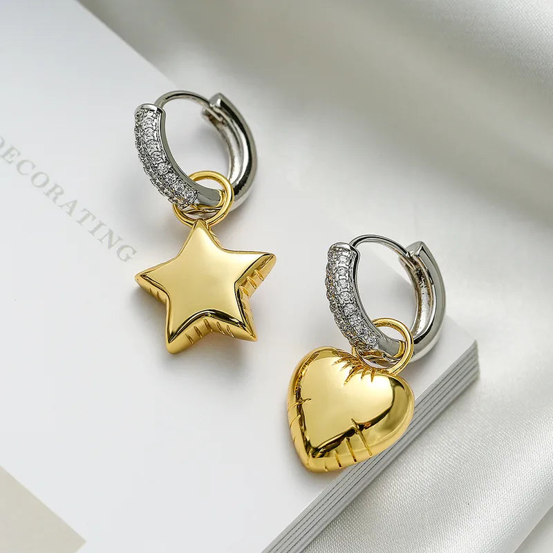 18k Gold Diamond Charm Earrings - Yayas Glam & Gift Shop