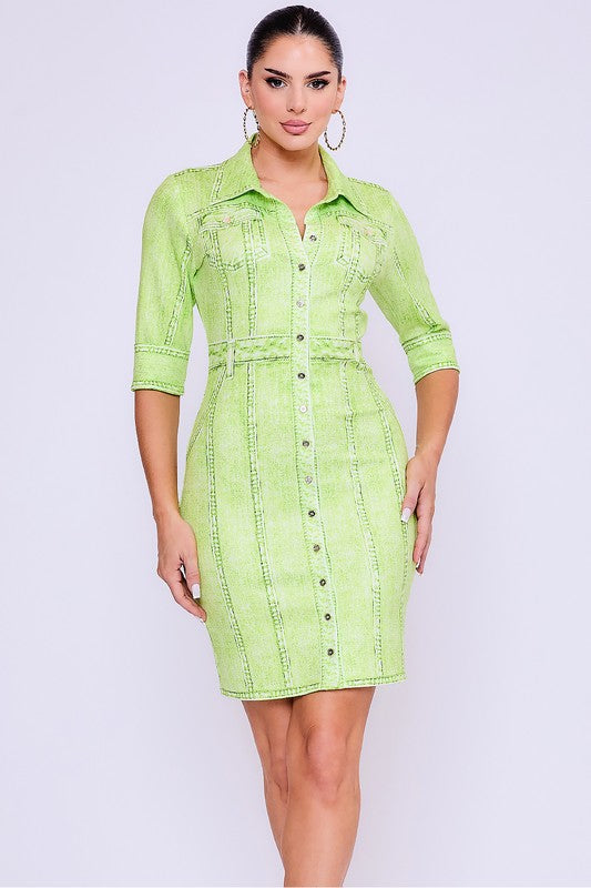 Apple Green Minty Dress - Yayas Glam & Gift Shop