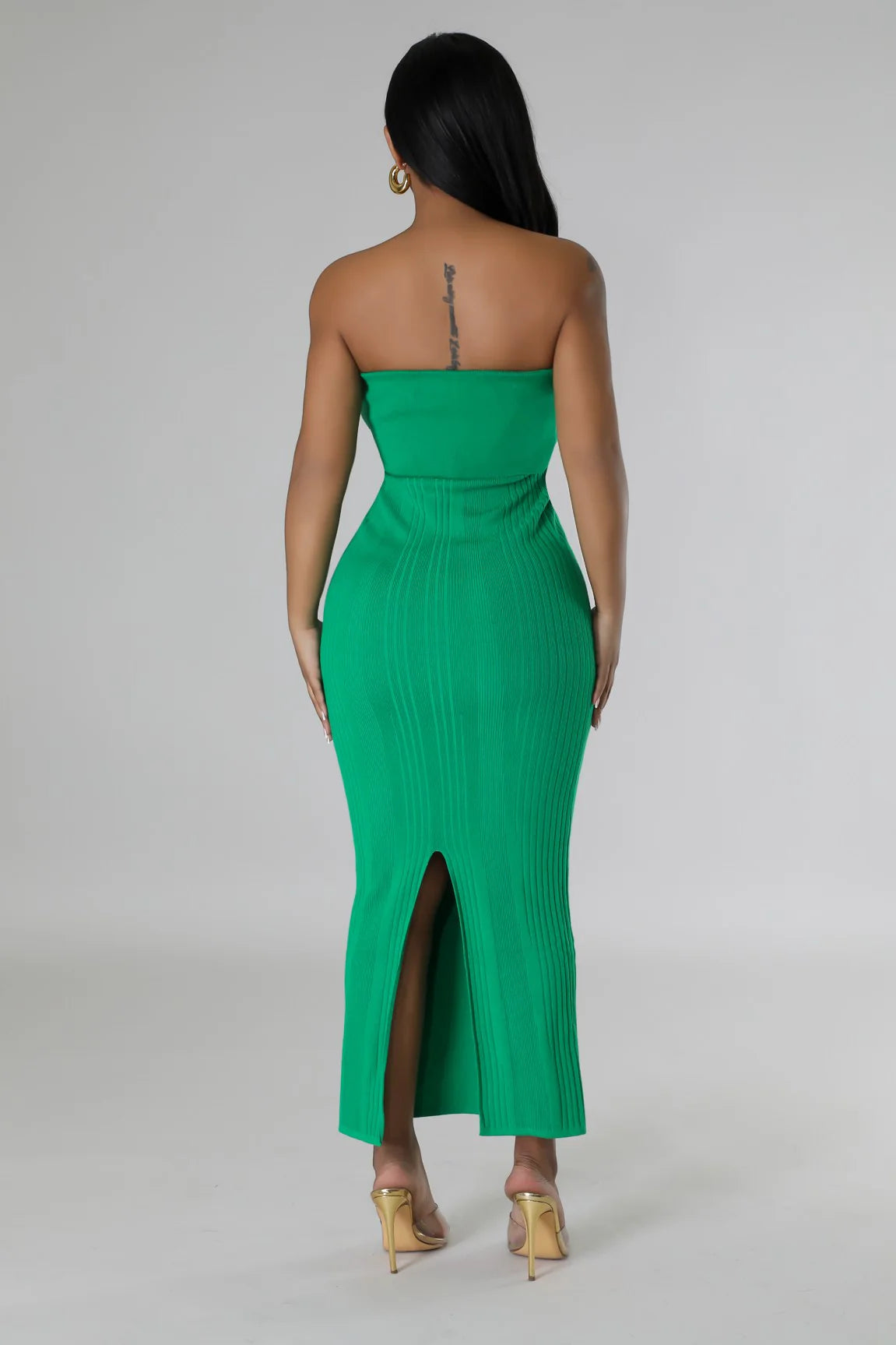 Green Tubie Tank Dress - Yayas Glam & Gift Shop