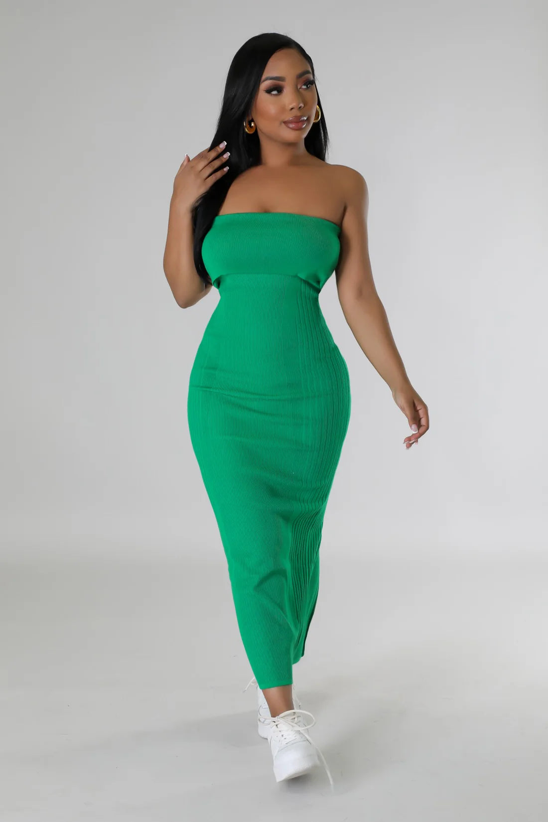 Green Tubie Tank Dress - Yayas Glam & Gift Shop