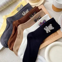 Rhinestone Bear Socks - Yayas Glam & Gift Shop
