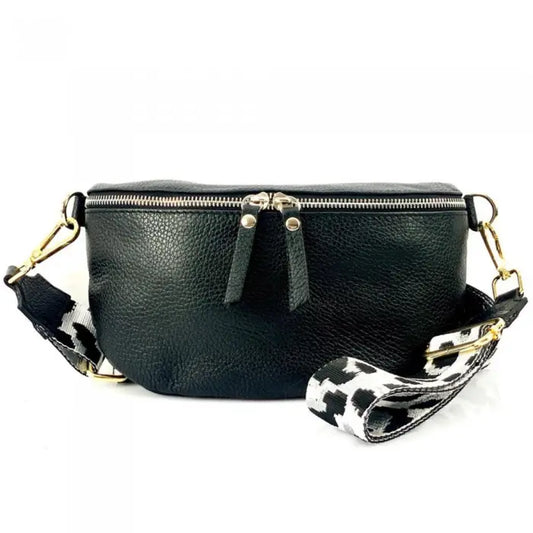 NEW Genuine Leather Waist Fanny Crossbody Messenger - Yayas Glam & Gift Shop