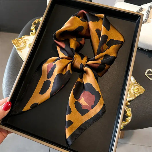 Silky Elegant Leopard Scarf - Yayas Glam & Gift Shop