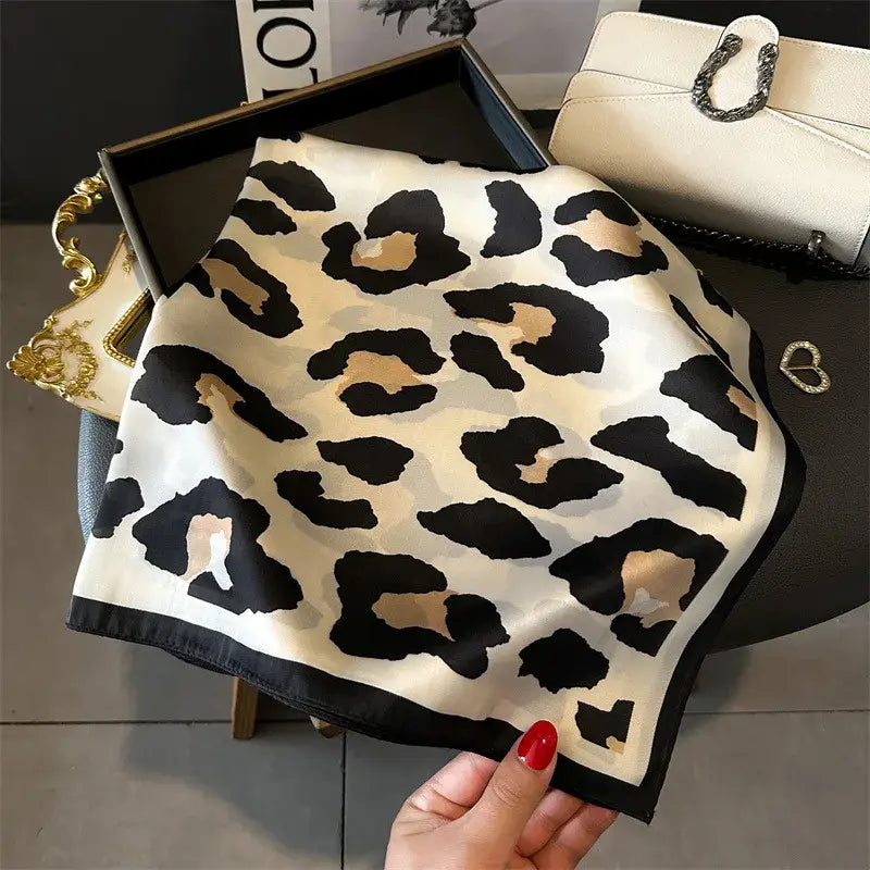 Silky Elegant Leopard Scarf - Yayas Glam & Gift Shop
