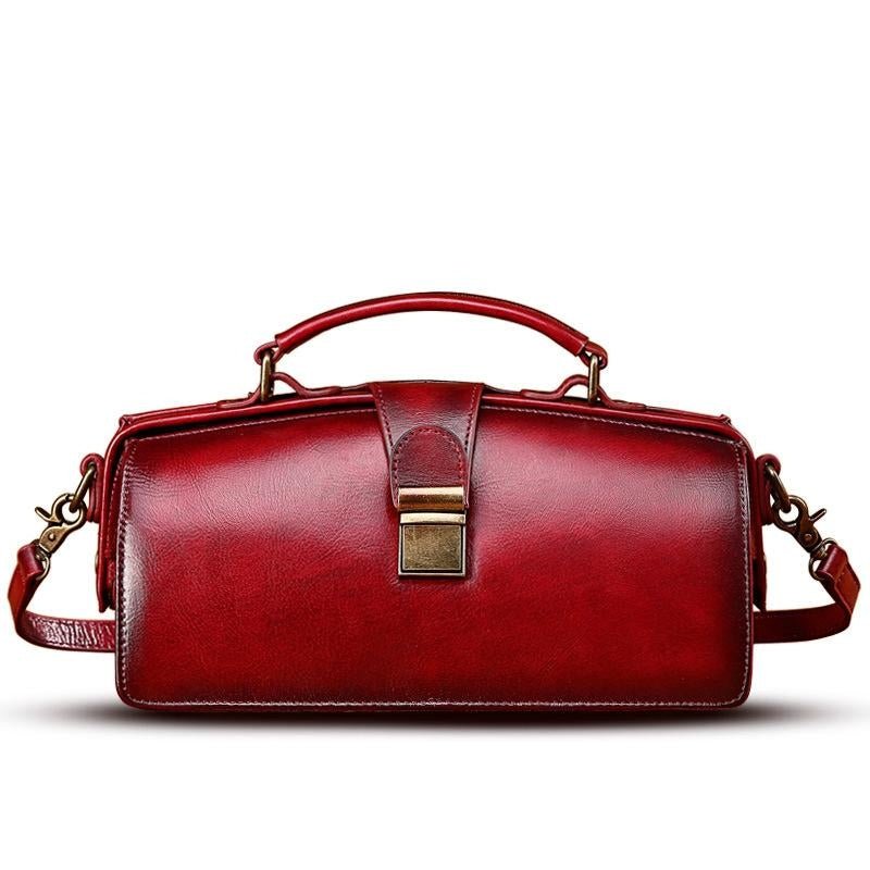 Classy Leather Doctor Bag Yayas Luxe Handbags