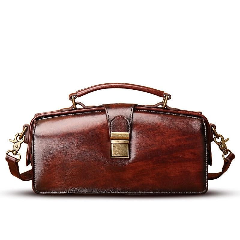 Classy Leather Doctor Bag Yayas Luxe Handbags