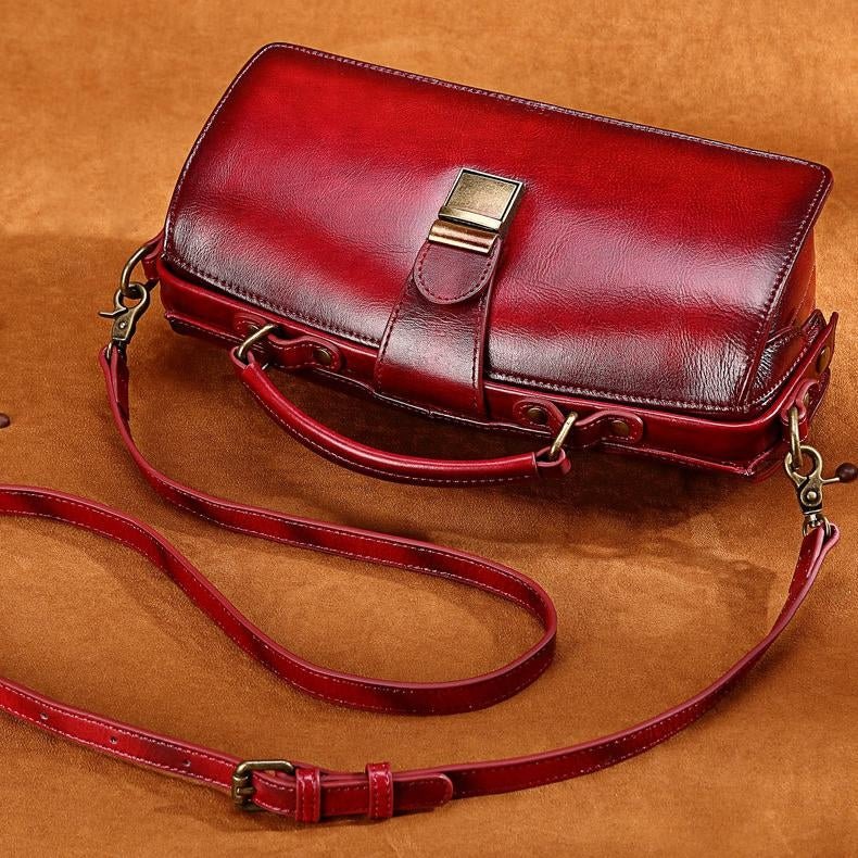 Classy Leather Doctor Bag Yayas Luxe Handbags