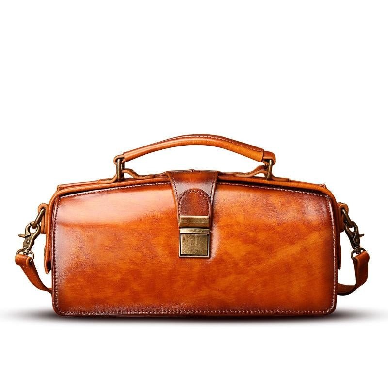 Classy Leather Doctor Bag Yayas Luxe Handbags