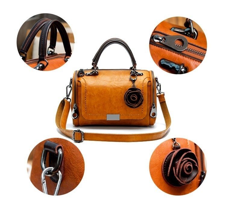 V Boston Bag - Yayas Luxe Handbags -