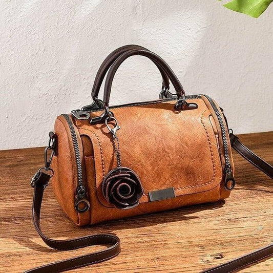 V Boston Bag - Yayas Luxe Handbags -