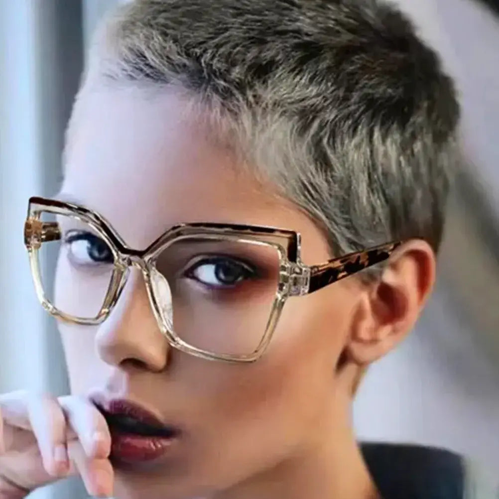 Clear Eyeglasses Leopard Frames