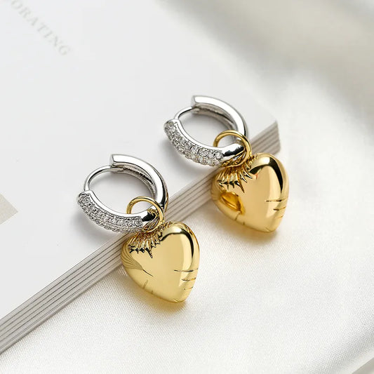 18k Gold Diamond Charm Earrings - Yayas Glam & Gift Shop