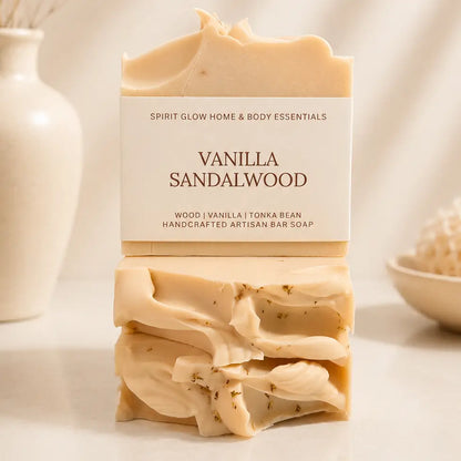 Vanilla Sandalwood Handmade Soap – McKinney, TX | Wood, Vanilla & Tonka Bean