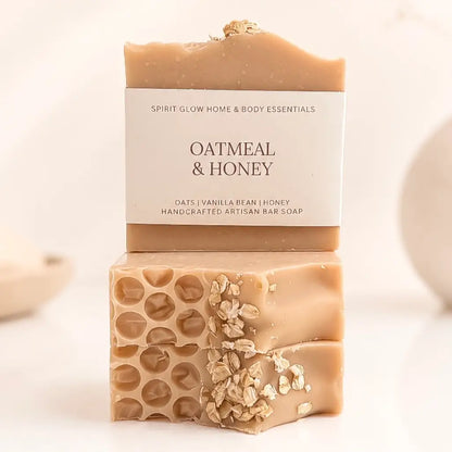 Oatmeal & Honey Handmade Soap | Oats, Vanilla Bean & Honey | McKinney TX