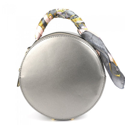 Round Genuine Leather Crossbody Handbag - Yayas Glam & Gift Shop