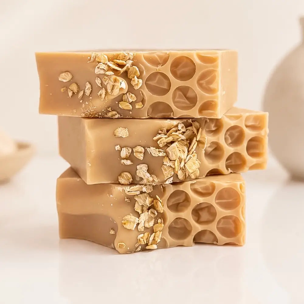 Oatmeal & Honey Handmade Soap | Oats, Vanilla Bean & Honey | McKinney TX