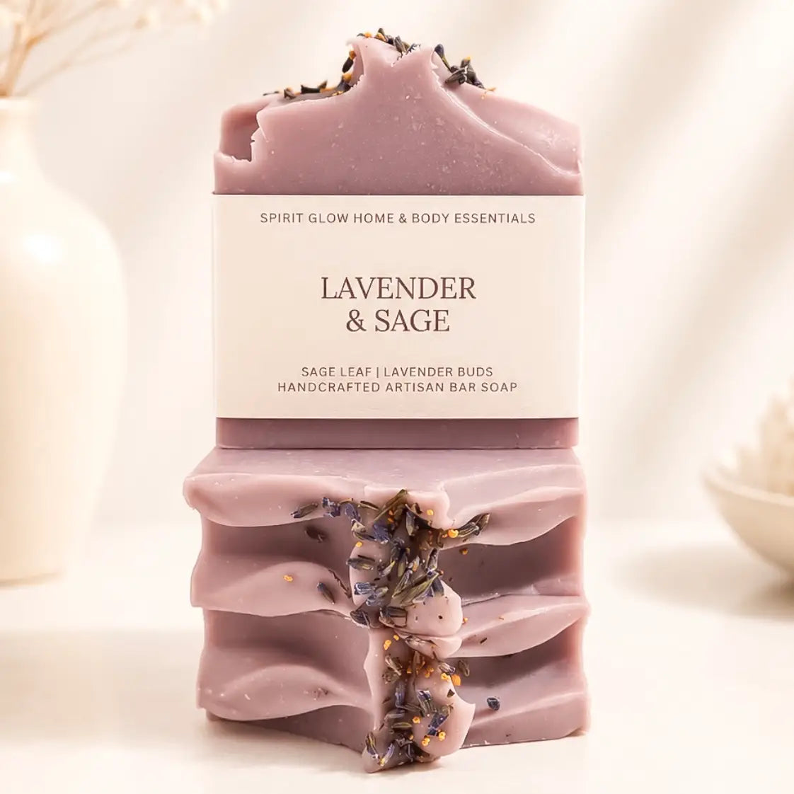 Lavender & Sage Handmade Soap | Lavender, Chamomile & Sage | McKinney TX