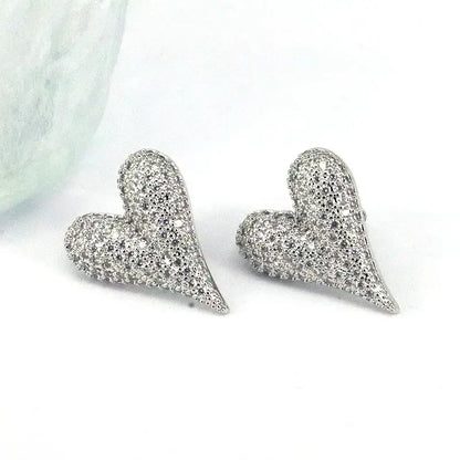 Diamond Hearts Earrings - Yayas Glam & Gift Shop