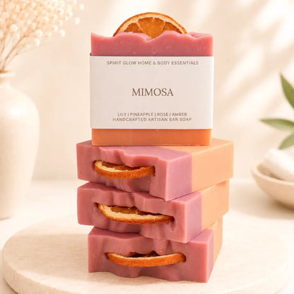 Best Smelling Mimosa Handmade Soap | Lily, Pineapple & Rose | McKinney TX