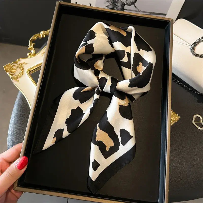 Silky Elegant Leopard Scarf - Yayas Glam & Gift Shop