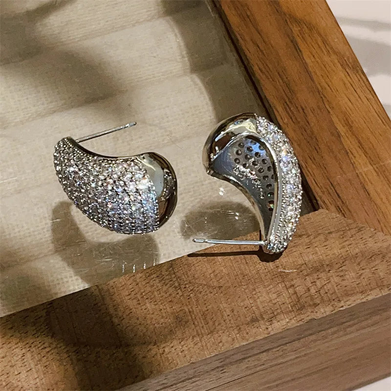 Diamond Drop Earrings