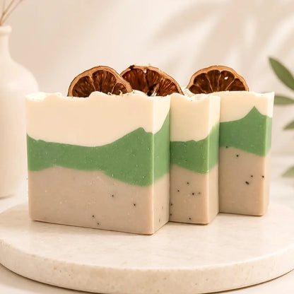 Key Lime Handmade Soap | Lime, Vanilla & Sweet Meringue | McKinney TX
