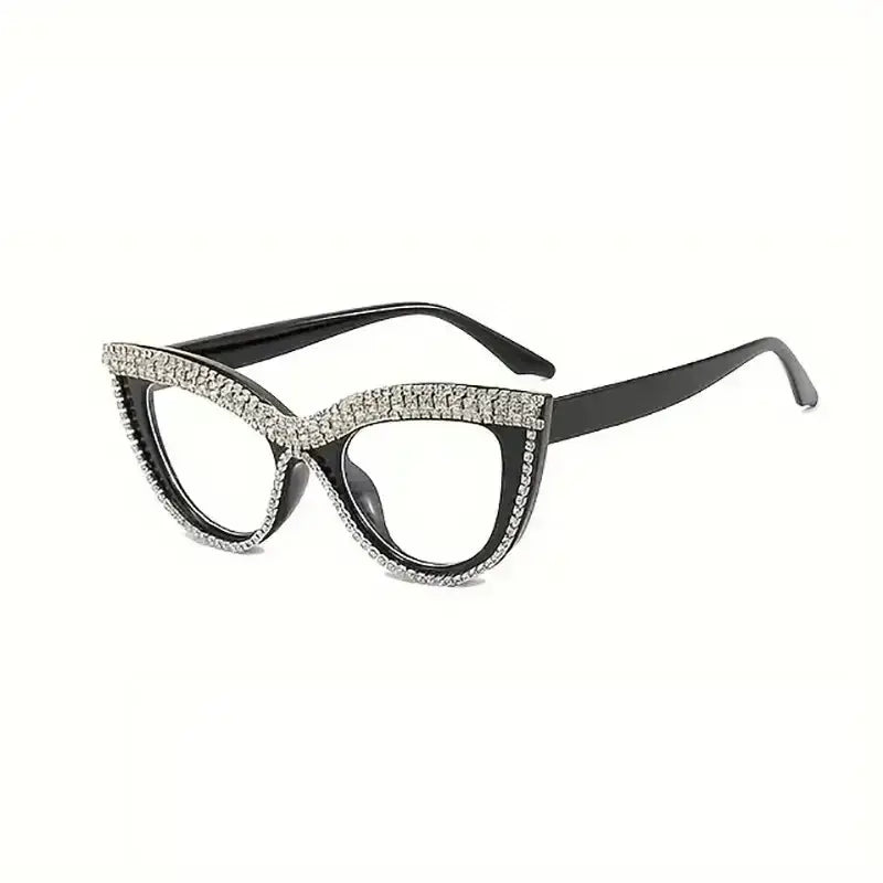 Rhinestone Frame Designer Glasses