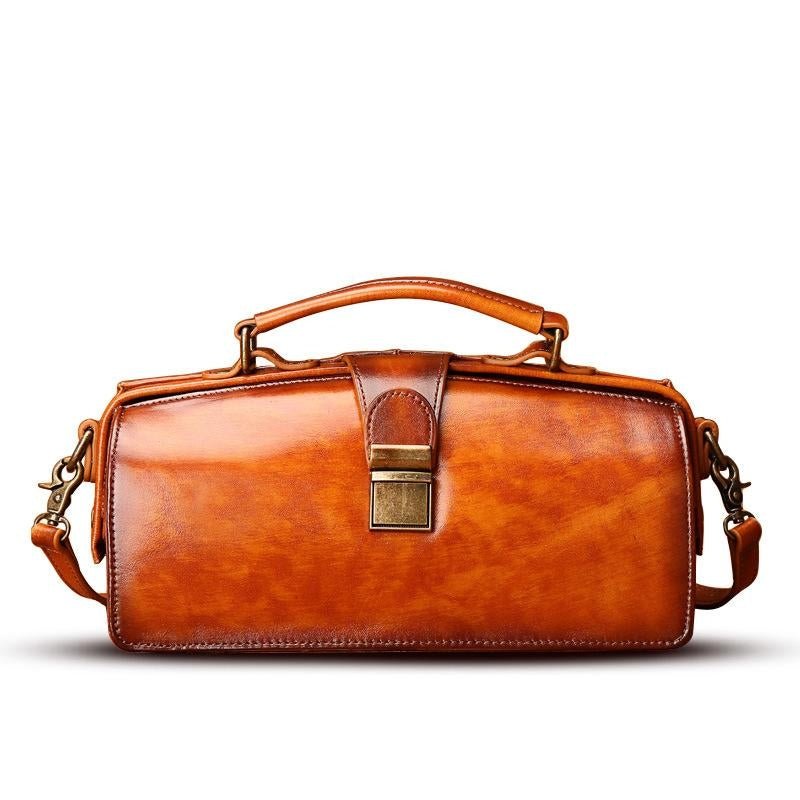 Classy Leather Doctor Bag Yayas Luxe Handbags 