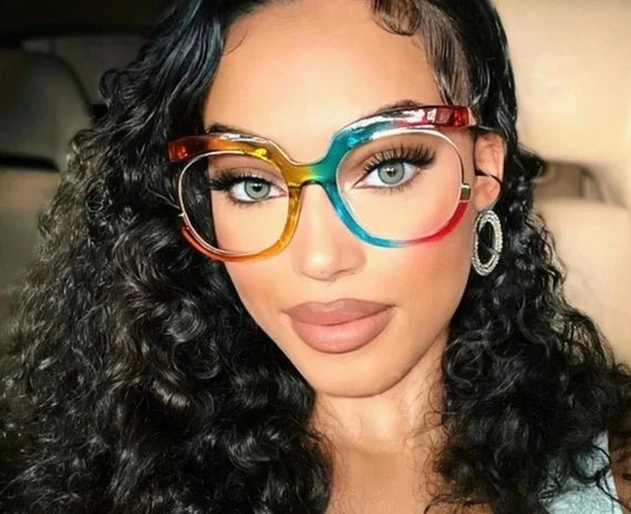 Designer Rainbow Frames - Yaya's Luxe Handbags - Glasses