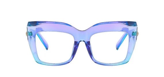 Oversized Cat Eye Vintage Style Old-School | Retro Glasses - Yayas Luxe Handbags -