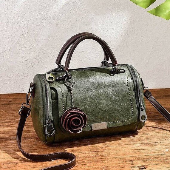 V Boston Bag - Yayas Luxe Handbags -