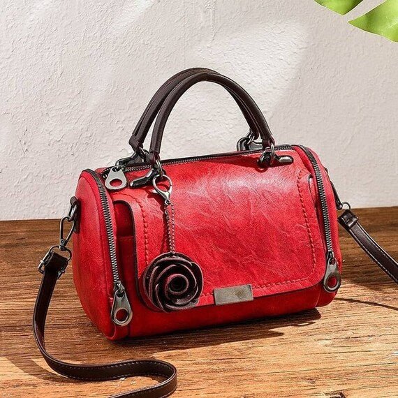 V Boston Bag - Yayas Luxe Handbags -