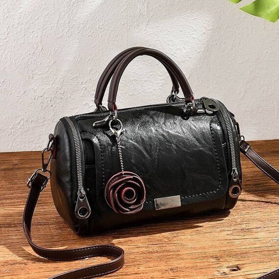 V Boston Bag - Yayas Luxe Handbags -